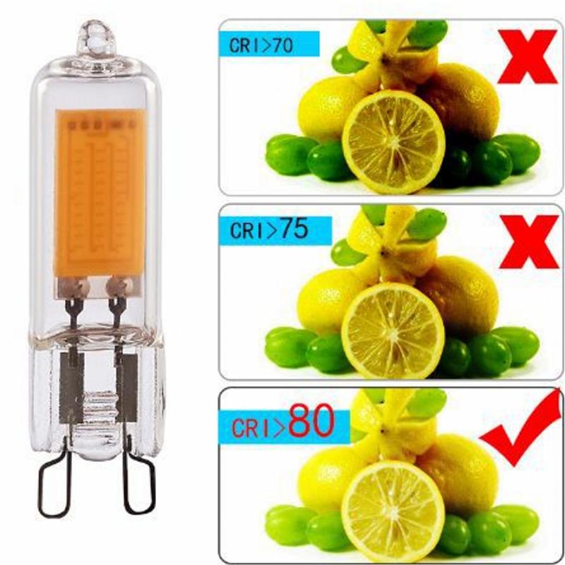 Super Bright G9 LED Light Bulb 7W 9W 12W15W 220V Glass Lamp Cold White/Warm White Constant Power Light LED Lighting G9 COB Bulbs
