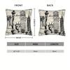Retro 1980S New York Printed Decorative Pillowcase Travel Accessory For Bedroom Indoor Home Decoration