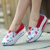 Весна 2025 Новые парусиновые туфли-качалки Танкетка Платформа Дышащая женская обувь Спортивная обувь для путешествий Sapatos Femininos