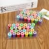 Self-ink 26pcs Alphabets Letters Round Stamp Number Children Arithmetic Seal   Kids/Children