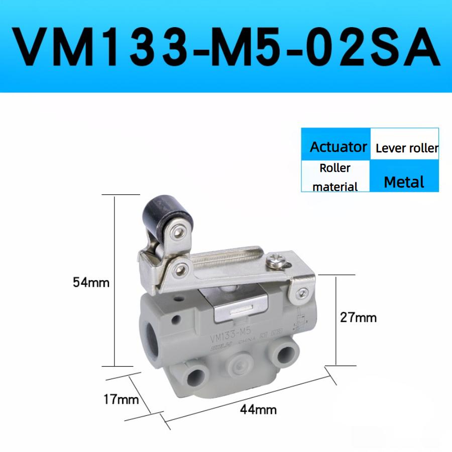 Pneumatic switch Two-Position Three Way Mechanical Valve Roller Hand-operated valves VM131-01-01A
