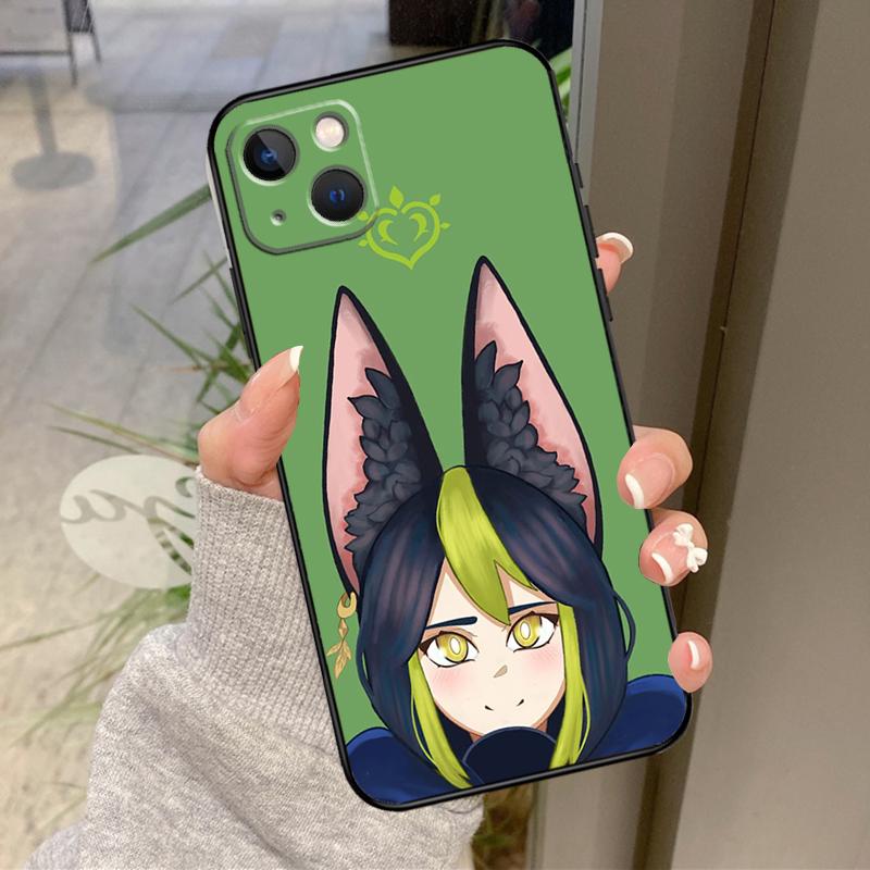 Чехол Genshin Impact Тигнари для iPhone 17 Air 16 15 14 13 11 12 Pro Max Plus 12 13 Mini 16e 17 Pro Max Задняя крышка