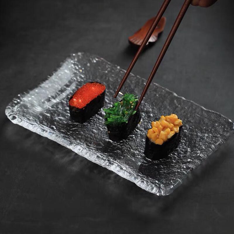 Сервировочная тарелка Ruhan Japanese Ice Dew Crystal Glass