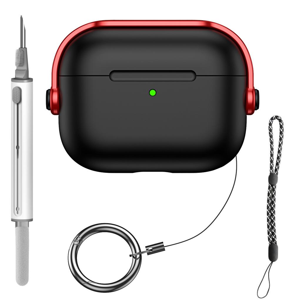 Для Airpods Pro 3 Чехол с защитным замком для Apple Airpods Pro 3 (2025) с набором для чистки защита от падений чехол-накладка для Air pods Pro3