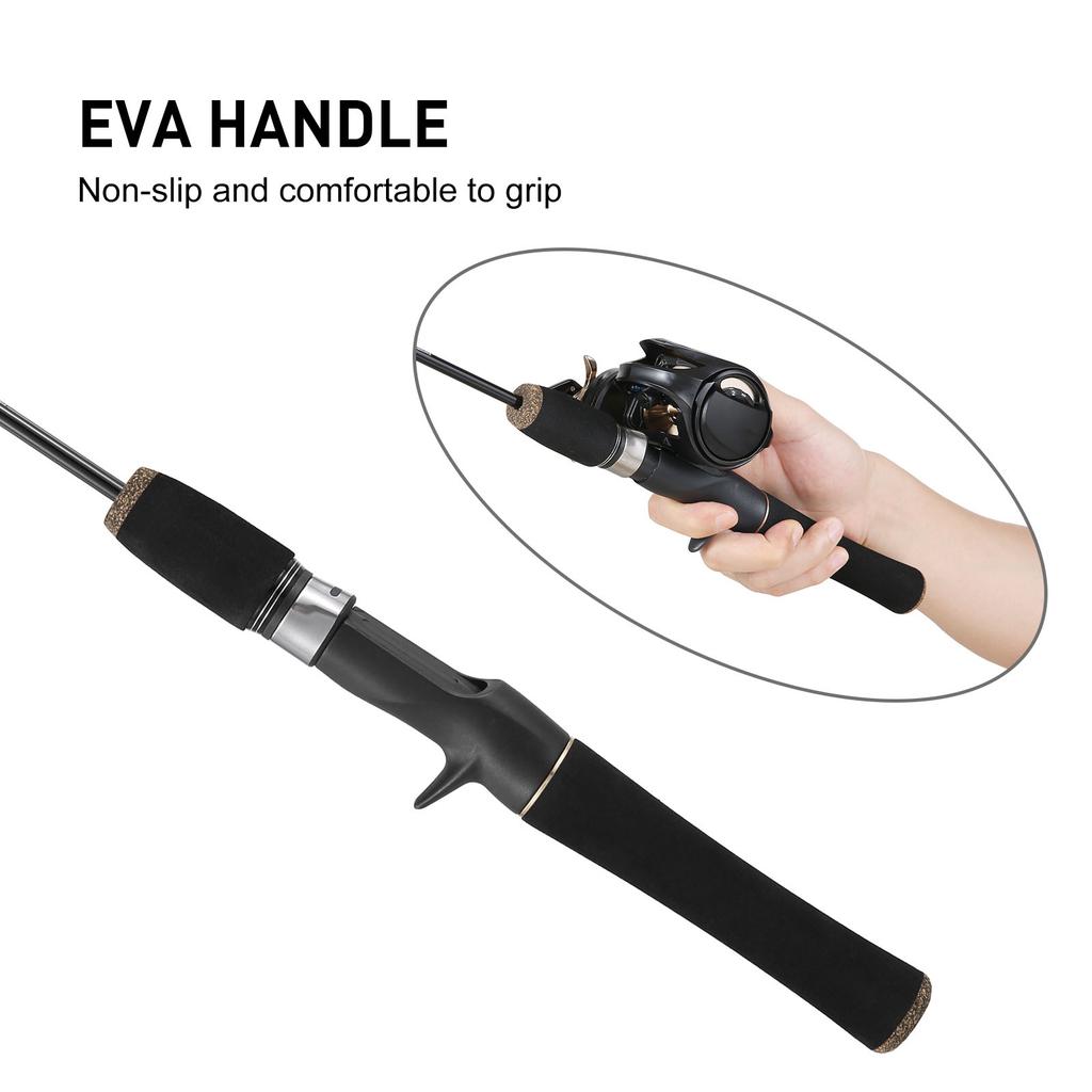 1.68m   1.8m Lightweight Carbon Fiber Casting Spinning Fishing Rod Lure Fishing Rod Fishing Pole