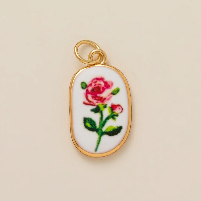 Красочный дофаминовый кулон с масляными каплями, милый кулон-шарм в виде клубничного краба, раковины сердца, для изготовления ювелирных изделий