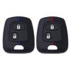 Силиконовый чехол для автомобильного ключа с 2 кнопками для Peugeot 106 107 206 207 307 Citroen C1 C2 C3 C4 XSARA PICASSO для Toyota AYGO Protector
