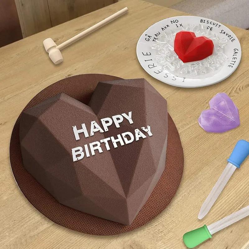 Силиконовая форма для шоколада с буквами и цифрами, алфавит, печенье, конфеты, форма для выпечки, противень, инструмент для украшения торта, кухонные принадлежности