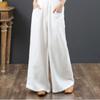 Женские весенние однотонные повседневные брюки в стиле ретро с высокой талией, свободные прямые широкие брюки