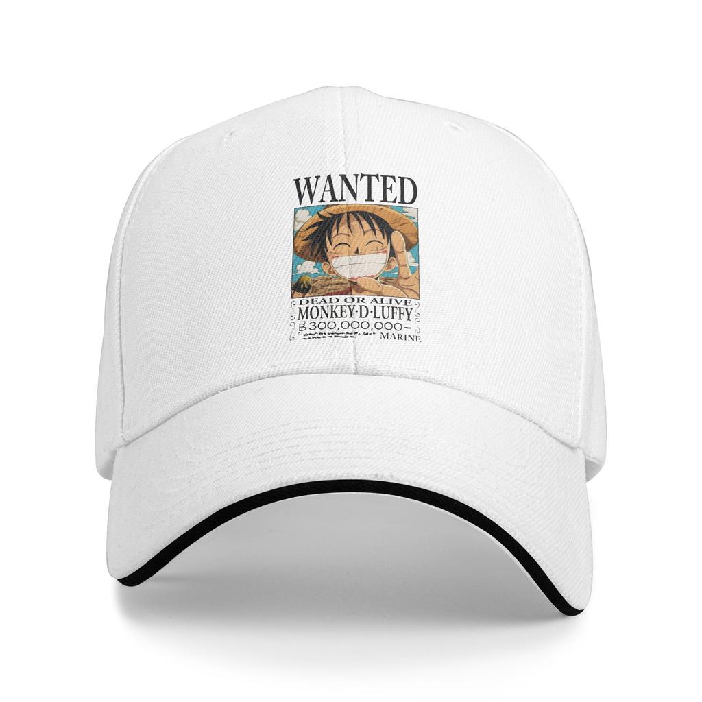 Heart Pirate One Piece Baseball Caps Casual Monkey D Luffy Anime Sandwich Hats Unisex Adjustable Dad Hat Travel Gift