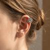 Flower C Shape Ear Cuff Silver Starfish Shell Ring Clip Hip Hop No Piercing Earrings  Daily