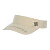 [St. Andrews] Unisex Sun Visor (Punched Logo, Size Adjustable)  Golf Hat  042-4187502 040Beige FR