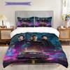 Supernatural Forces Bedding (1 * duvet cover + 2 * pillowcase, without core) 2D Flat Duvet cover and pillowcase Soft and comfortable