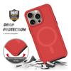 Чехол-бампер с ощущением кожи для IPhone 15 14 13 12 11 Pro Max Plus IPhone15 для Magsafe, противоударный чехол с магнитной беспроводной зарядкой
