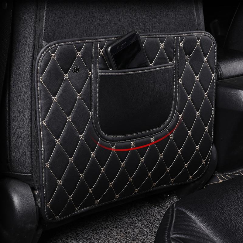 2025 Новый PU кожаный чехол для спинки автомобильного сиденья, защитный коврик для детей Kick Clean Anti Dirt Защита от грязи