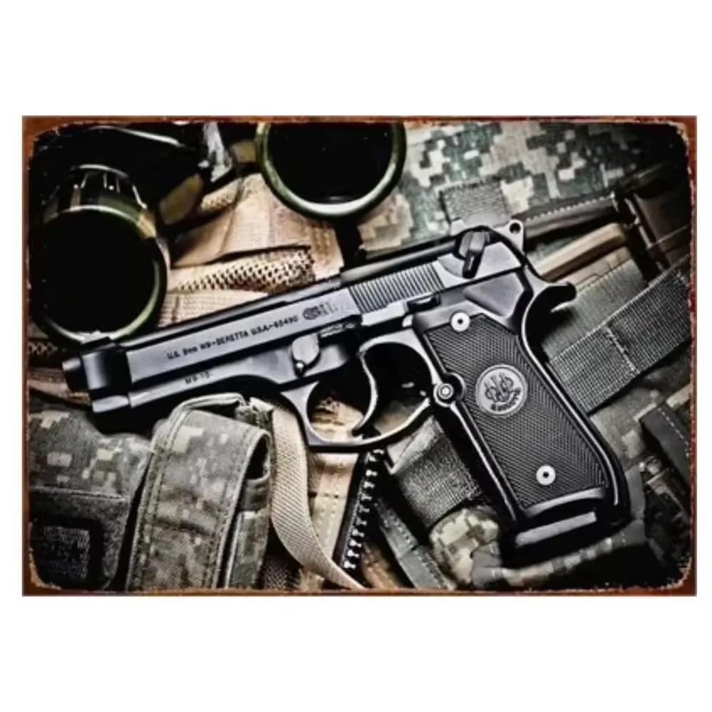 CombatRusticCharm 1 шт. Безрамный Железный Лист | Потертая Отделка | Легкий и Прочный | Красивый Декор для Любого Пространства