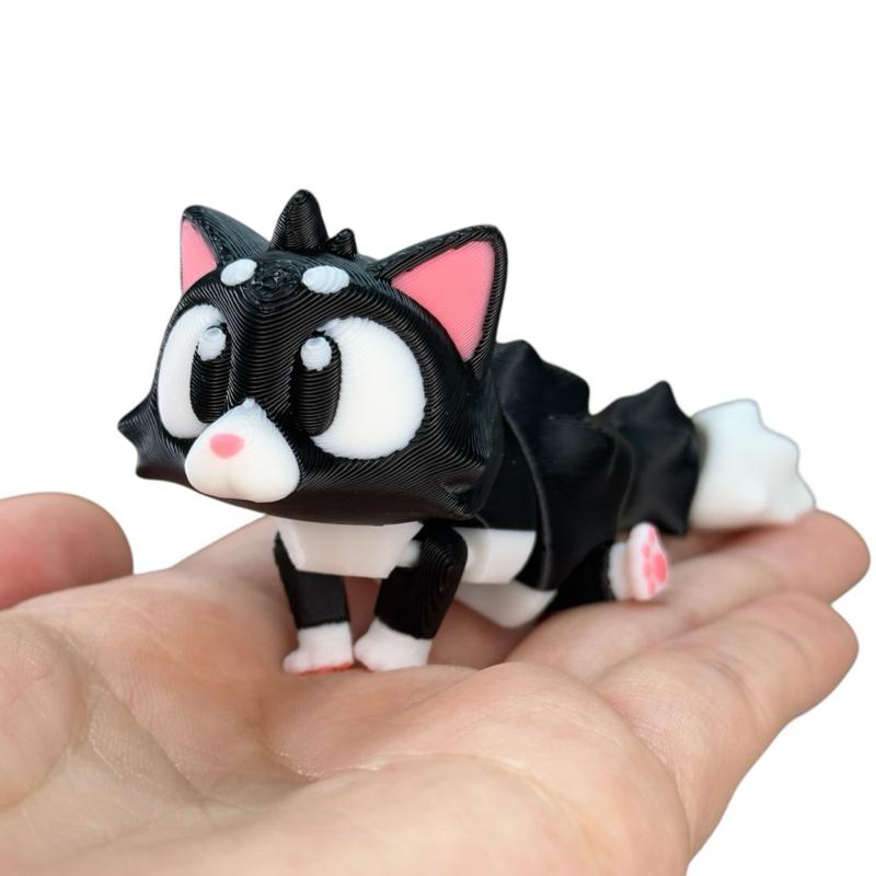 Mini Baby Animals - Cute 3D Printed Articulated Toy Figures - Collectible Figurines Decor