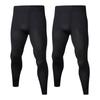 EAXGO Compression Tights Sports Compression Running Training Compression Leggings Men's (2-Pack) [Fatigue Reduction! "Wearable Taping" Support]