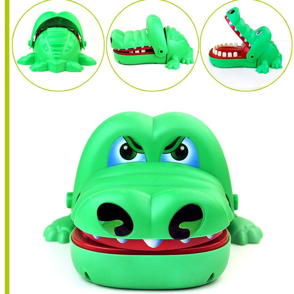 Children Gift Bite Finger Game Crocodile Scary Toy Alligator Keychains Biting Hand Alligator