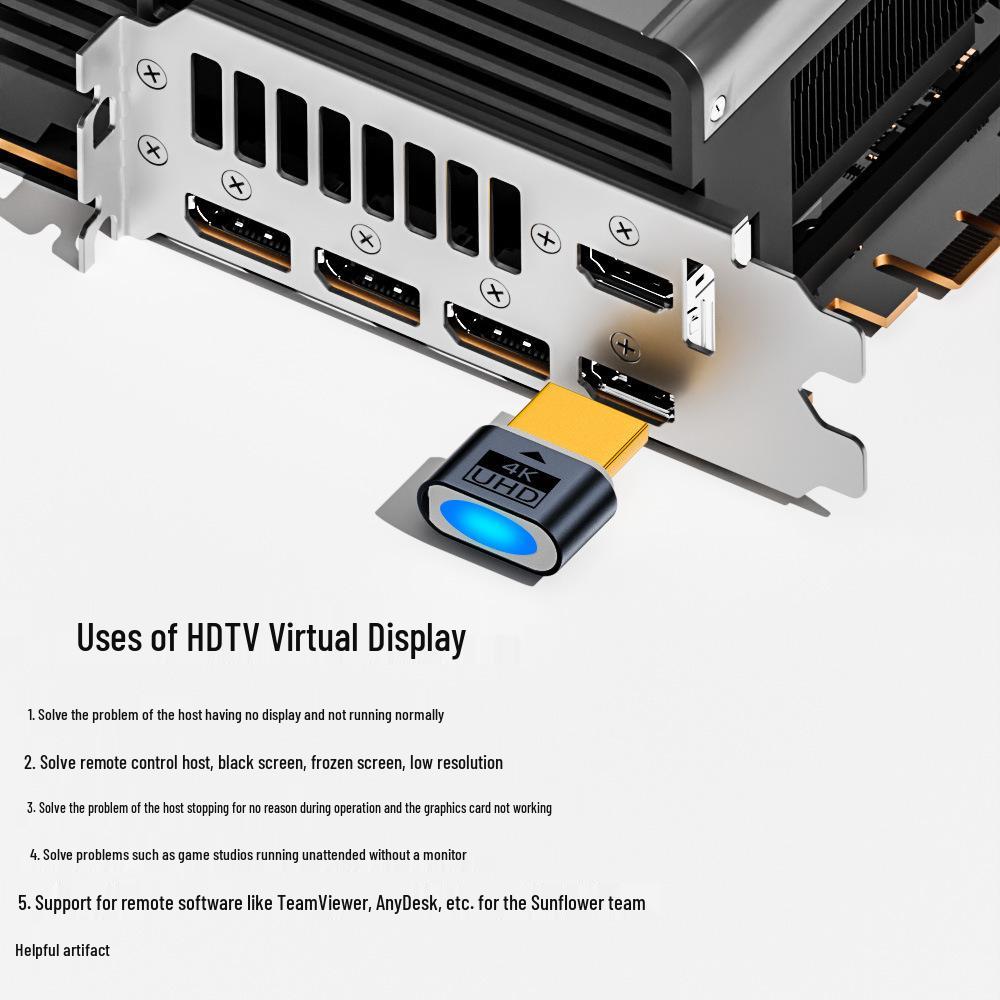 Видеокарты-симуляторы HDTV, Видеоадаптеры, 2 модели: С подсветкой/Без подсветки, Поддерживает 4K60Hz UHD.