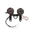 2 in 1 Motorcycle Odometer Speedometer Tachometer Modified LED Speed Meter Gauge Motorbike Odometer Universal For Cafe Racer