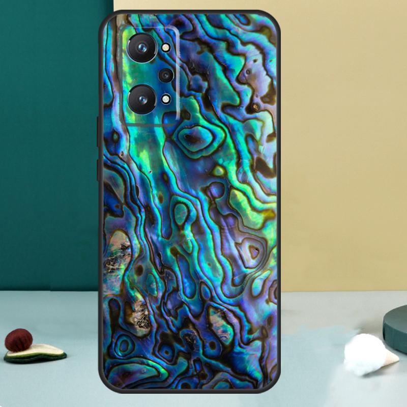 Текстура раковины морского ушка Для Realme 13 12 10 11 14 Pro Plus GT 6 5 6T GT7 Pro C55 C53 C51 C21Y C25S C75 C67 C61 Чехол