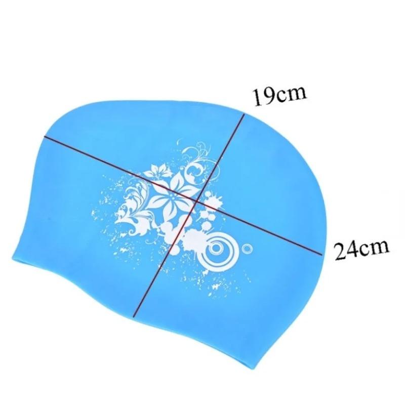 New Silicone Swimming Cap Long Hair Women's Waterproof Swim Caps Ladies Diving Hood Hat Kids Garras Natacion Casquette