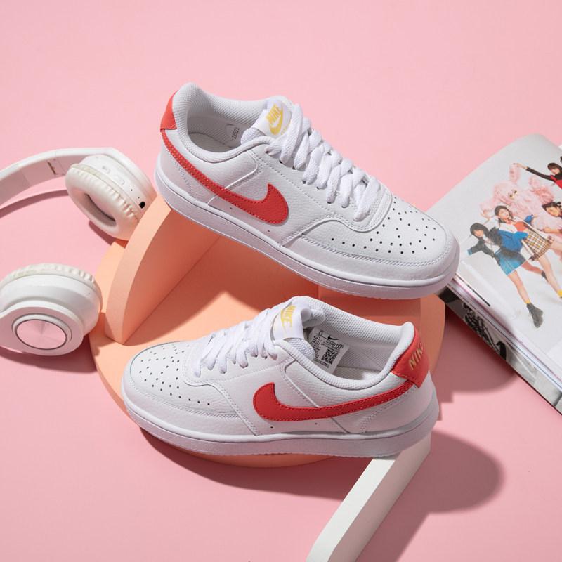 Nike Женские кроссовки Court Vision Low White Magic Ember Saturn-Gold CD5434-112