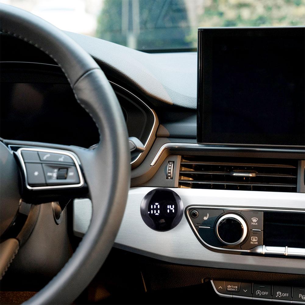 Мини Цифровые Автомобильные Часы Сенсорный Тип Водонепроницаемые Пыленепроницаемые Воздушные Часы Приборная Панель Экономия Эффективности Аксессуары Автомобильный Воздуховод L4O5