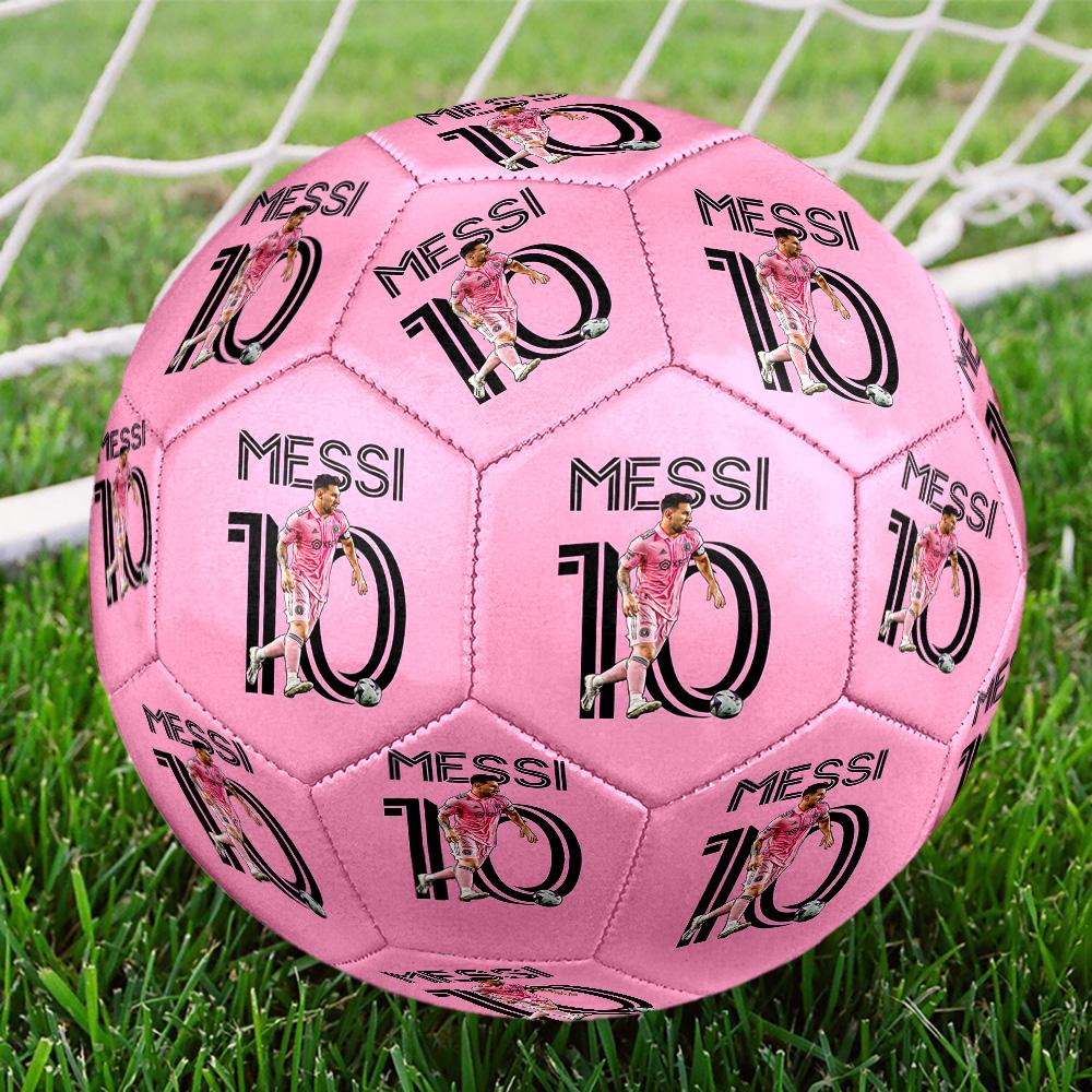 Messi Celebration Size 5 Football Machine Sewn Outdoor Training and Matches Sports Enthusiast Gifts Birthday Christmas Wedding Party Gift
