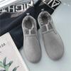 Модные зимние мужские ботинки Slip-On, теплые ботинки для зимы, мужские уличные модные рабочие повседневные кроссовки, черные хлопковые туфли Botas Hombre 44