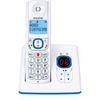 Беспроводной телефон - ALCATEL - F530 Voice - Автоответчик, блокировка вызовов, громкая связь, 2 ячейки памяти для быстрого набора, Белый/Синий