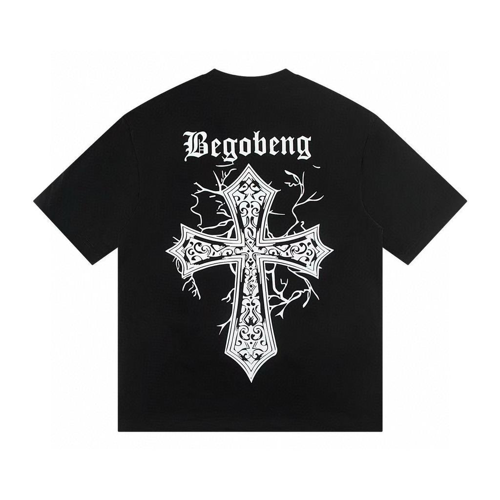 W352 CHROME HEARTS 2025 Summer New High Quality Cotton Round Neck Loose Large Size Men's and Women's T-shirt Couple T-shirt