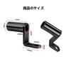Clamp Bar Motorcycle Multi-Bar Holder Clamp Bar for Motorcycles Easy Installation Multi Holder Clamp Adapter Aluminum Set of 2 (Black)