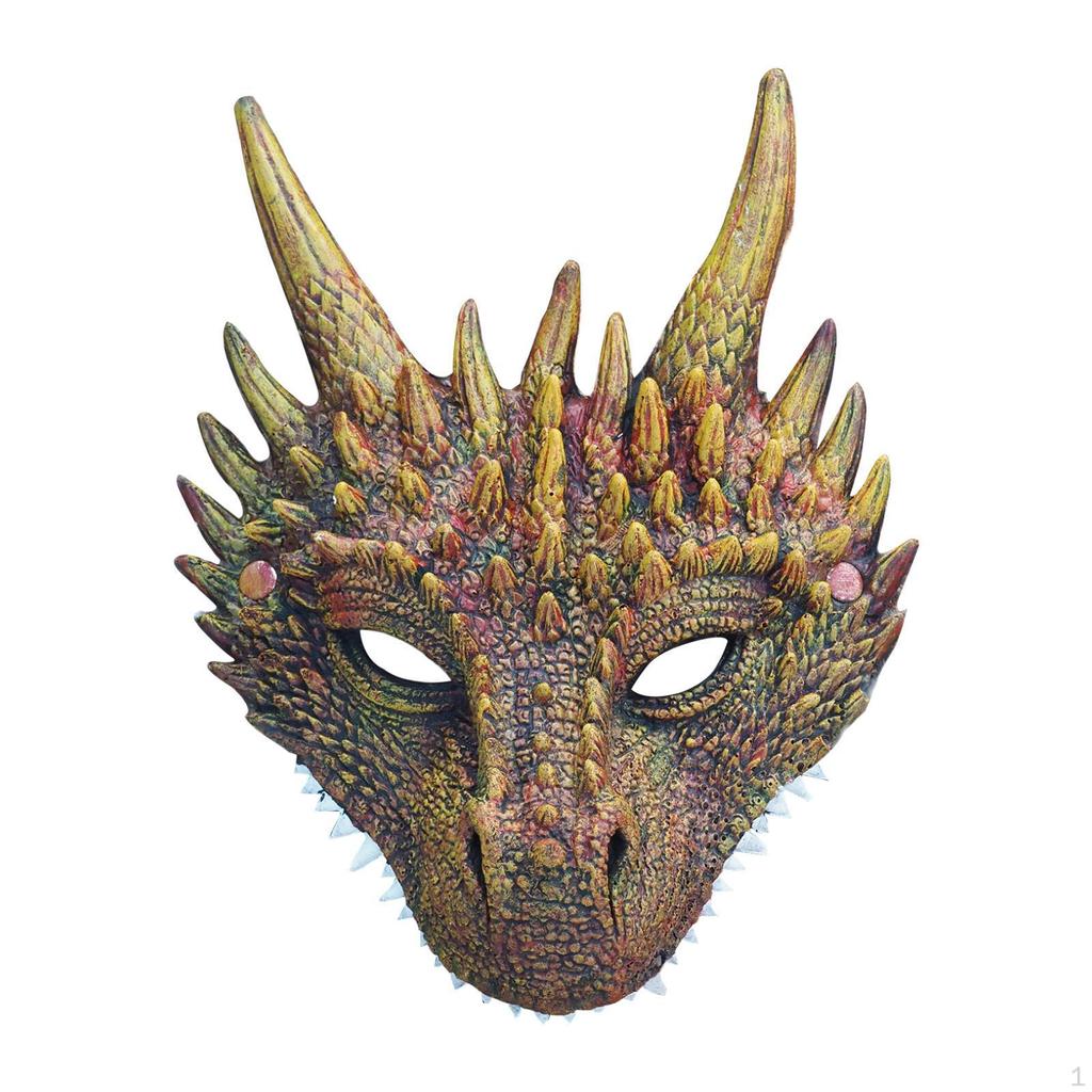 3D маска дракона косплей костюм полное лицо для вечеринки фестиваль ролевые игры
