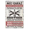 Винтажная металлическая табличка «С Новым годом» Moj Garaz Swieca Lvk Классическое Железное Настенное Искусство с Дизайном Скрещенных Гаечных Ключей Идеально для H