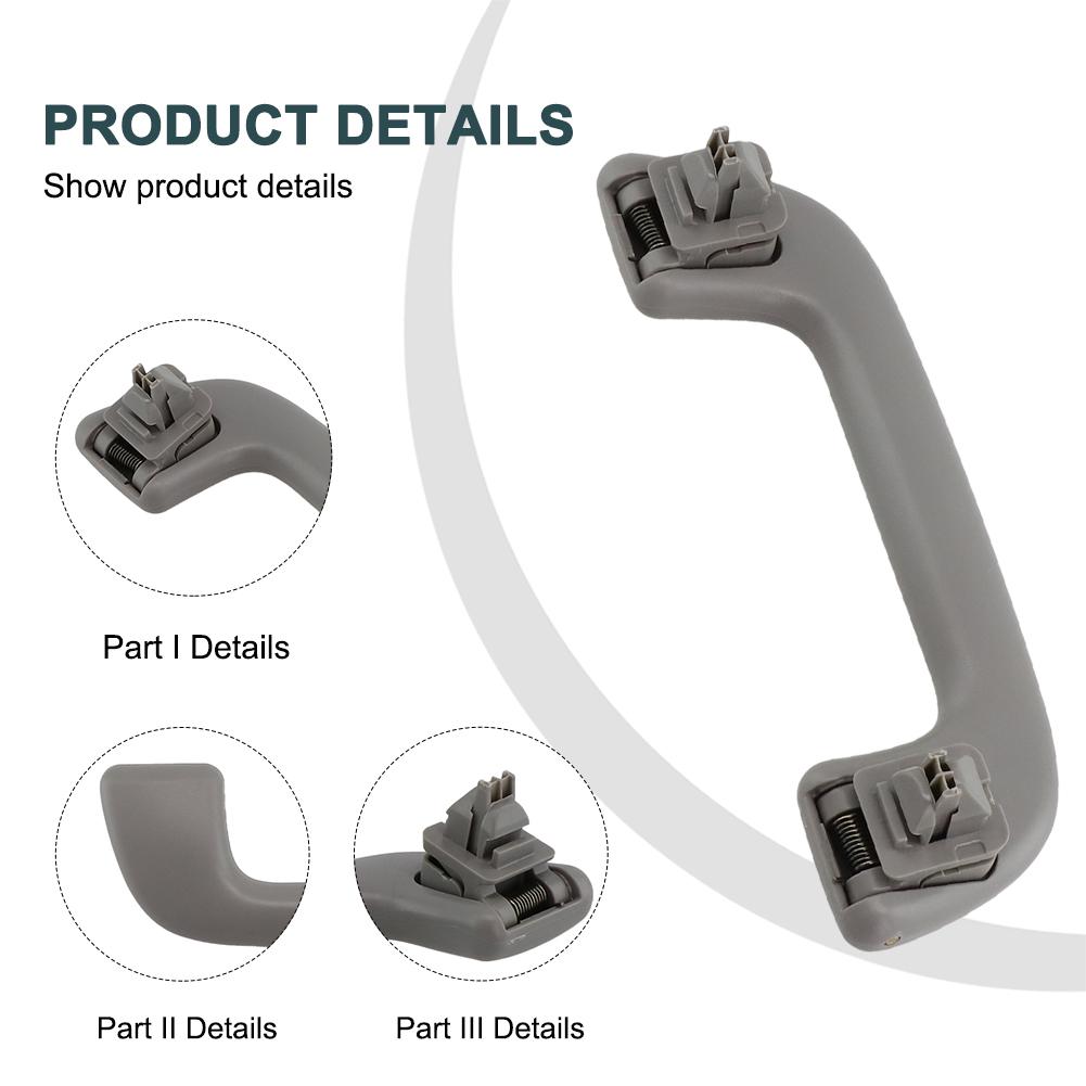 1 шт. серая вспомогательная ручка задней двери с 2 зажимами для Land Cruiser для Lexus GX470 для Toyota для Prado 120 авто экстерьер