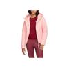 Nike Solid Color Logo Print Reversible Hooded Cotton Jacket Women Jacket Pink CD9044-646