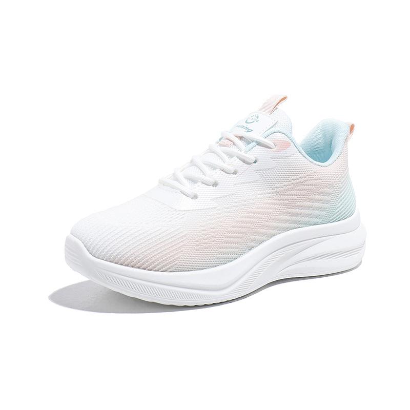 2025 Spring New Korean Version Breathable Fly-woven Women's Shoes Ins Tide Student Running Sports Shoes Casual Shoes FZ6606