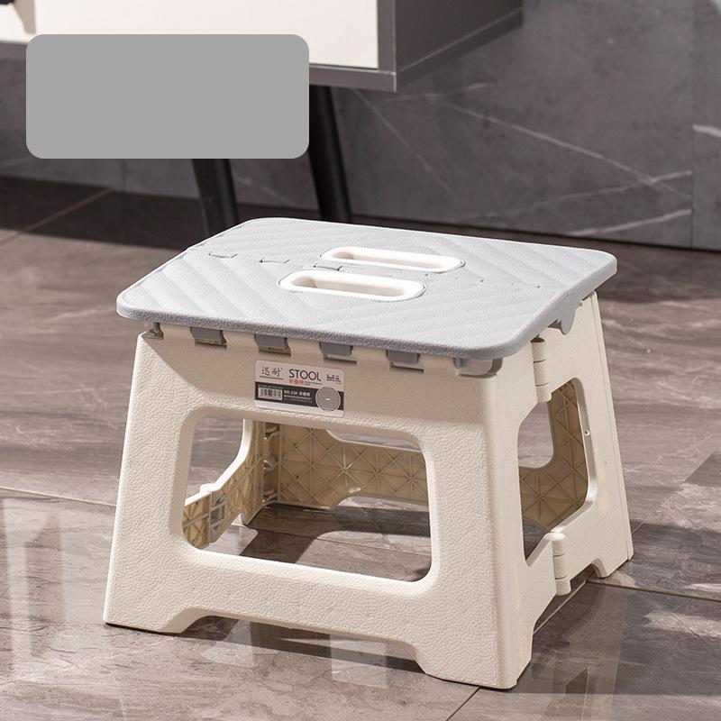 Outdoor Portable Folding Stool High Load-bearing Thickened Plastic Saddle Chair Mini Chair Fishing Stool Square Stool Camping Stool