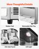 Slushie Machine, 12L/3.17Gal x 4 Tank Commercial Slushy Maker, Frozen Drink Maker with Self-Cleaning, Margarita Machine for Restaurants Bars Party for