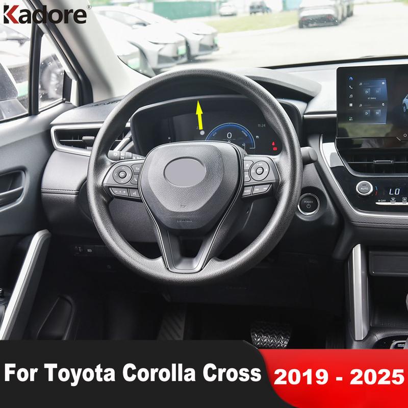 Car Dashboard trument Frame Cover Trim For Toyota Corolla Cross - 2024 2025 Carbon Fiber Interior Accessories