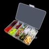 160pcs Ice Fishing Jigs Ice Fishing Lures Ice Fishing Starter Kit for Walleye Crappie Panfish