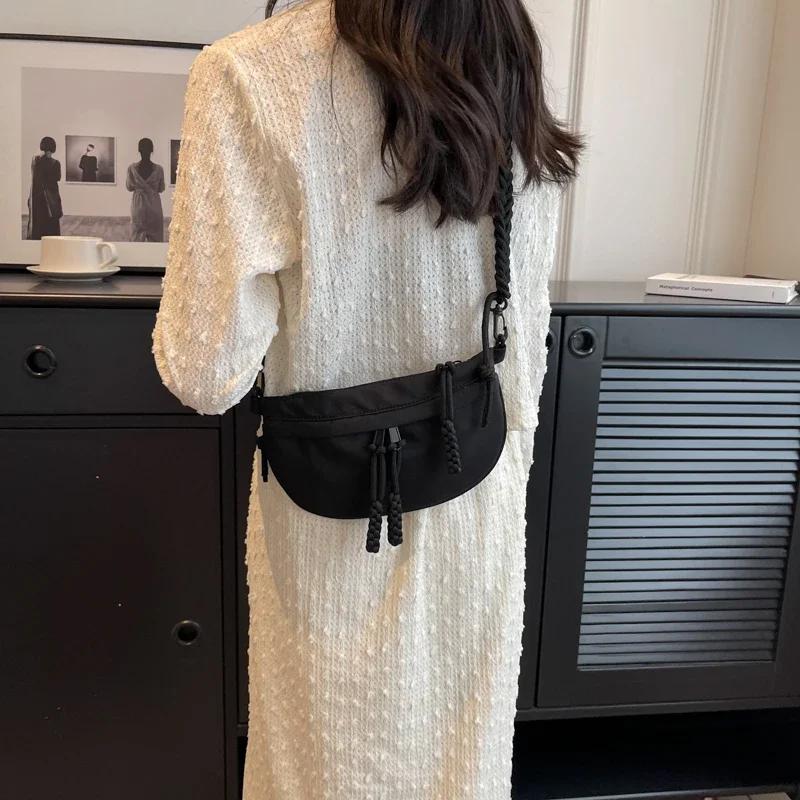Женская однотонная большая вместительная сумка через плечо Crossbody Sac Casual Fashion High Quality