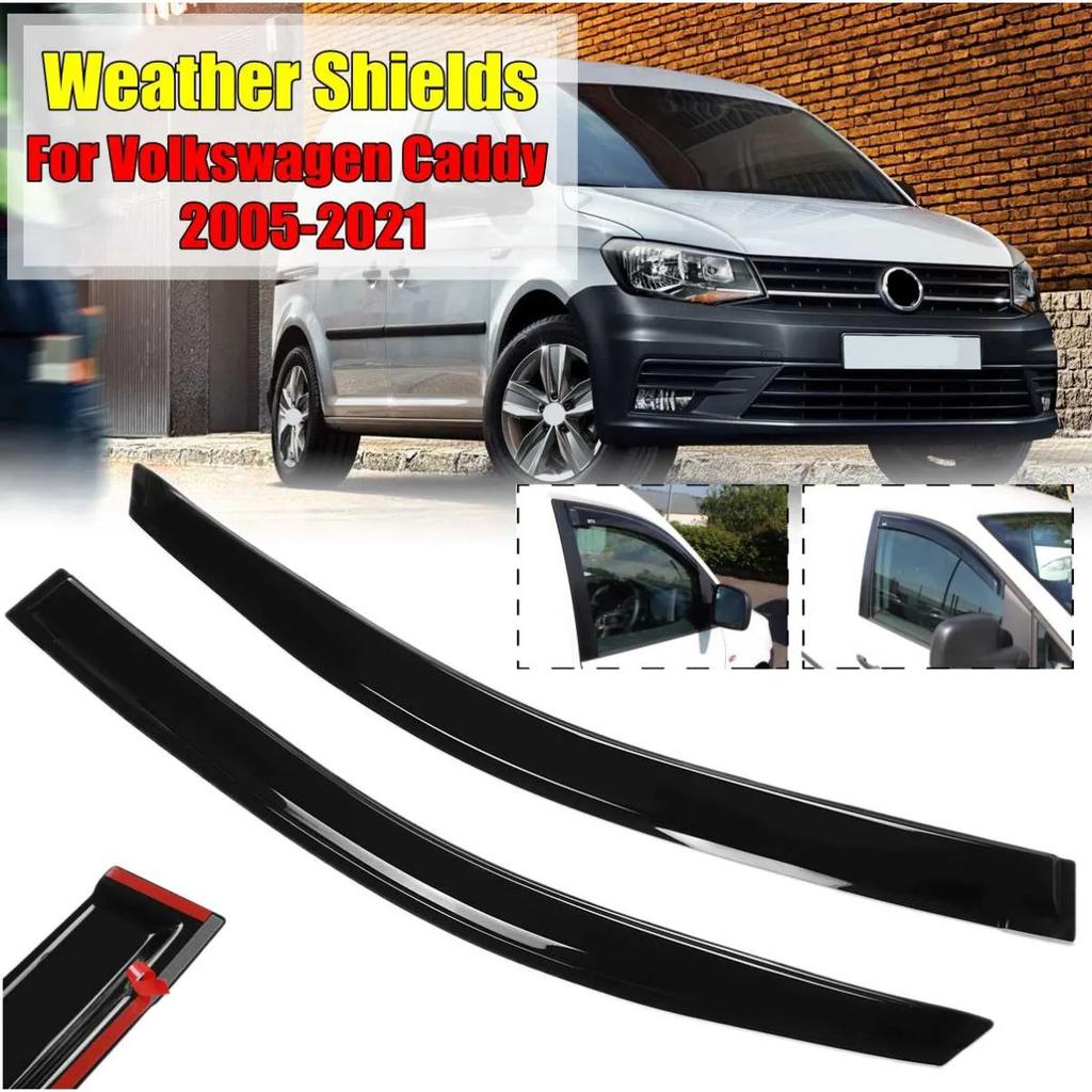 Дефлекторы боковых окон для Volkswagen Caddy 2005 2006 2007 2008 2009 2010-2021 Защита от солнца и дождя Ветровики Защита от непогоды