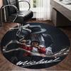 1PC Michael Hat Round Rug, Non-slip Chair Mat, Home Decor, Circle Carpet Perfect for Office, Bedroom, Living Room,Christmas gift