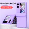 Cases For Oppo Find N2 Flip Hinge Case Hinge Full Protection Ultra Thin Hard Pc Phone Cover For For Oppo Find N2 Flip 5g Capa