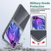 For Motorola Razr 60 Pro 5G Clear Phone Case TPU+Acrylic Shockproof Phone Back Cover