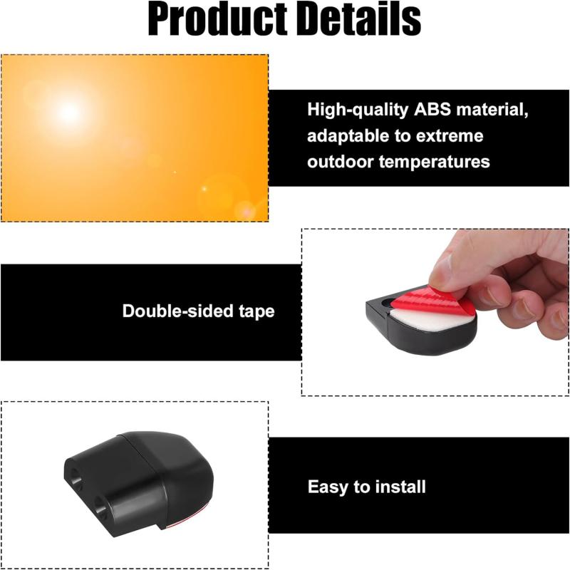 2 шт. Черный автомобильный свисток для отпугивания животных, крепление на решетку, оповещение о оленей, звуковые гаджеты для авто и мотоциклов