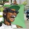 Legend Star Hip Hop Art Rapper Soft Plush Blanket,Flannel Blanket Throw Blanket for Living Room Bedroom Bed Sofa Picnic Cover